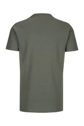 Replay T-Shirt COMPACT JERSEY Dunkelgrün/Khaki