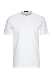 Replay T-Shirt COMPACT JERSEY Weiß/Creme/Grau