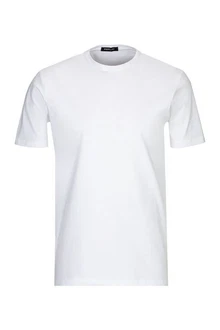 Replay T-Shirt COMPACT JERSEY Weiß/Creme/Grau