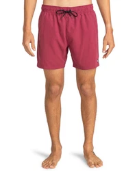 Billabong Boardshorts All Day Layback Dunkelrot/Bordeaux/Rosa/Lila