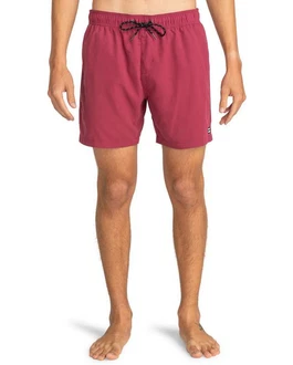 Billabong Boardshorts All Day Layback Dunkelrot/Bordeaux/Rosa/Lila