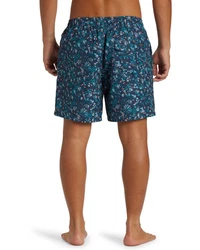 Quiksilver Boardshorts Remade Mix Volley Blau/Türkis