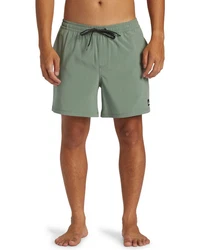 Quiksilver Boardshorts Surfsilk Solid Volley Dunkelgrün/Khaki/Grün