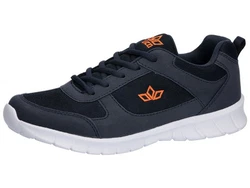 Lico Freizeitschuh Blaine Sneaker Rot/Blau/Hellblau/Dunkelblau/Orange