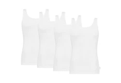 sloggi Unterhemd Herren Tank Top 24/7 SH 02 Vest Weiß/Creme