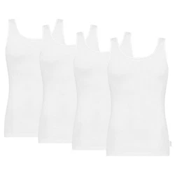 sloggi Unterhemd Herren Tank Top 24/7 SH 02 Vest Weiß/Creme