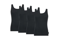 sloggi Unterhemd Herren Tank Top 24/7 SH 02 Vest Schwarz/Dunkelgrau