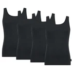 sloggi Unterhemd Herren Tank Top 24/7 SH 02 Vest Schwarz/Dunkelgrau