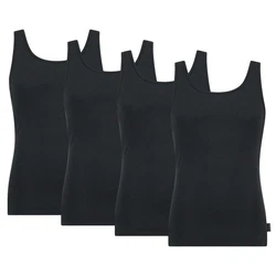 sloggi Unterhemd Herren Tank Top 24/7 SH 02 Vest Schwarz/Dunkelgrau