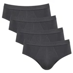 sloggi Slip Herren 24/7 Midi Dunkelgrau/Grau/Schwarz