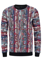 Rusty Neal Sweatshirt New York-Style Rot/Mischfarben/Dunkelrot/Gelb