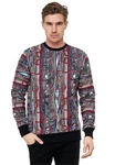 Rusty Neal Sweatshirt New York-Style Rot/Mischfarben/Dunkelrot/Gelb