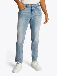 Tommy Jeans Slim-fit Jeans Austin Slim Tapered Hellblau