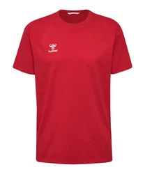 hummel T-Shirt T-Shirt Rundhalsausschnitt gesticktes Logo Regular fit (7924) 