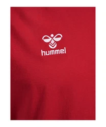 hummel T-Shirt T-Shirt Rundhalsausschnitt gesticktes Logo Regular fit (7924) 