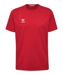 hummel T-Shirt T-Shirt Rundhalsausschnitt gesticktes Logo Regular fit (7924) 