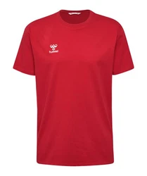 hummel T-Shirt T-Shirt Rundhalsausschnitt gesticktes Logo Regular fit (7924) 
