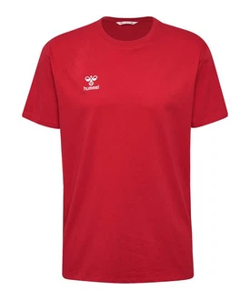 hummel T-Shirt T-Shirt Rundhalsausschnitt gesticktes Logo Regular fit (7924) 
