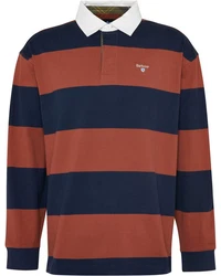 Barbour Rugby-Polo Broome Rot/Orange