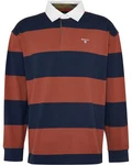 Barbour Rugby-Polo Broome Rot/Orange