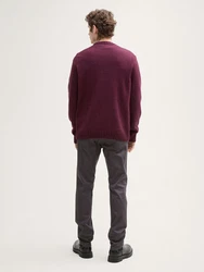 TOM TAILOR Chinohose TTJOSH Regular Slim Ultralight Hose Dunkelrot/Dunkelgrau/Khaki/Bordeaux/Grau