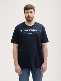 T-Shirt Plus Size - T-Shirt aus Baumwolle mit Logo-Print
