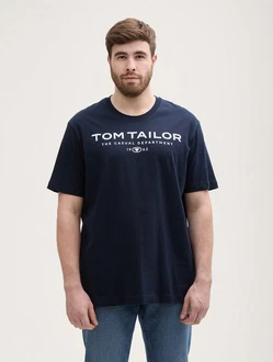 TOM TAILOR PLUS T-Shirt mit Logo-Print