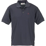 Fjällräven T-Shirt Poloshirt Crowley Piquet Dunkelblau/Blau/Hellblau/Rot