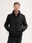 TOM TAILOR Outdoorjacke Hybrid Lightweight Steppjacke Schwarz/Rot