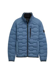TOM TAILOR Outdoorjacke Hybrid Lightweight Steppjacke Hellblau/Blau/Dunkelblau