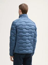 TOM TAILOR Outdoorjacke Hybrid Lightweight Steppjacke Hellblau/Blau/Dunkelblau
