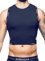 T-Shirt SPR Cropped Singlet Tank Top Black XL