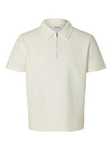 SELECTED HOMME Poloshirt Khaki/Weiß/Grau/Beige/Braun