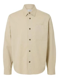 Langarmhemd - Overshirt einfarbig - Casual Hemd - lockeres Hemd