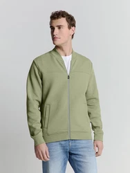 NO EXCESS Sweatjacke Sweat Bomber Herrenjacke 