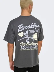 ONLY & SONS T-Shirt Dunkelgrau/Grau/Hellgrau/Dunkelgrün