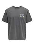 ONLY & SONS T-Shirt Dunkelgrau/Grau/Hellgrau/Dunkelgrün
