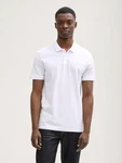 TOM TAILOR Denim Poloshirt Weiß/Creme TOM TAILOR Denim Poloshirt Weiß/Creme
