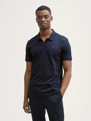 TOM TAILOR Denim Poloshirt Dunkelblau/Hellblau/Blau