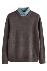 Next 2-in-1 Pullover Hemdeinsatz 
