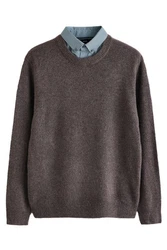Next 2-in-1 Pullover Hemdeinsatz 