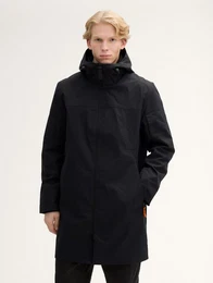 Langmantel Parka mit wasserabweisender Funktion