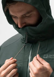 Jack Wolfskin Funktionsjacke KAMMWEG 3L JKT Grün/Dunkelgrün