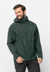Jack Wolfskin Funktionsjacke KAMMWEG 3L JKT Grün/Dunkelgrün