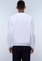 Napapijri Sweatshirt B-AYLMER C Mit Rundhalsausschnitt Dunkelblau/Weiß