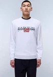 Napapijri Sweatshirt B-AYLMER C Mit Rundhalsausschnitt Dunkelblau/Weiß