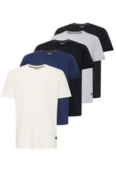 Blend T-Shirt BLEND BHTee Weiß/Khaki/Grau/Creme/Beige