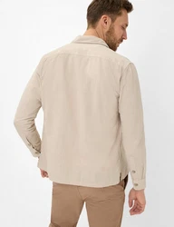 Brax Leinenhemd Style KAY Khaki/Beige