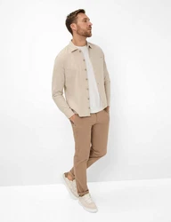 Brax Leinenhemd Style KAY Khaki/Beige