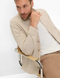 Brax Leinenhemd Style KAY Khaki/Beige